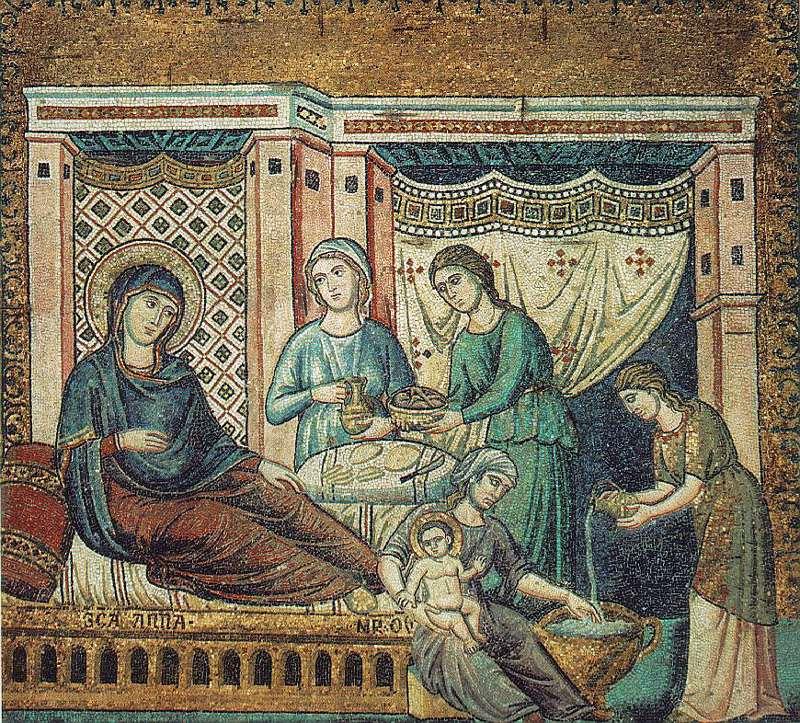 CAVALLINI, Pietro Nativity of the Virgin gsd China oil painting art